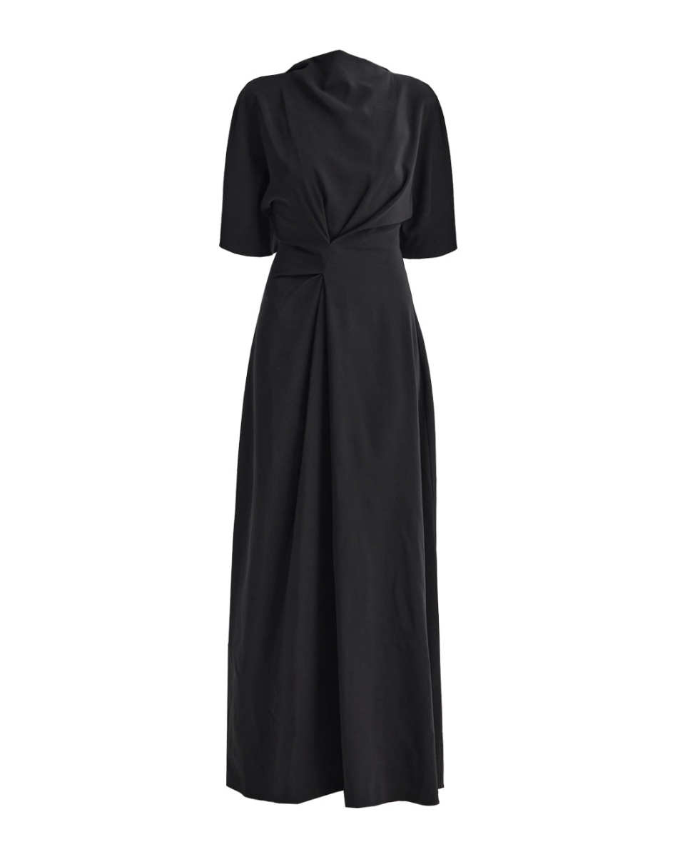 Draped Twisted Dress