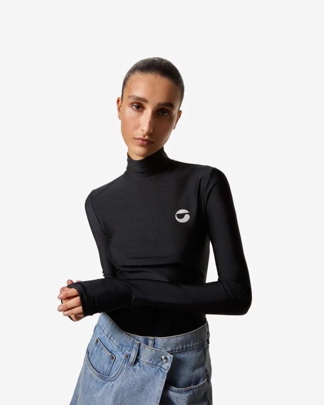 Tight High Neck Top