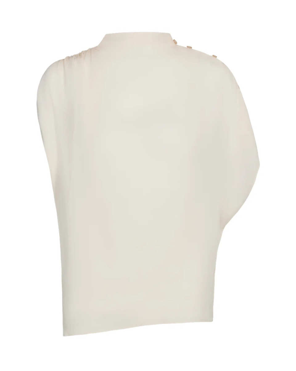 Wish You Would Top in Silk Georgette