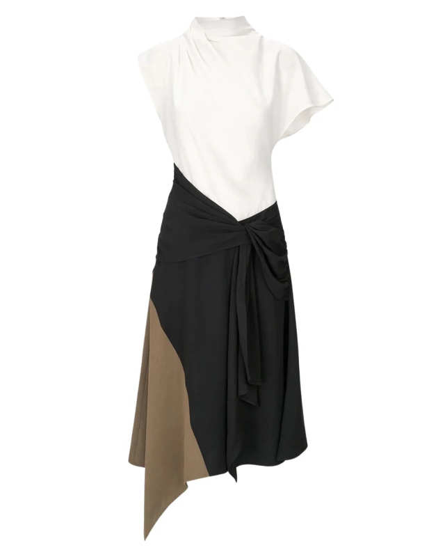 Davina Dress Black Multi