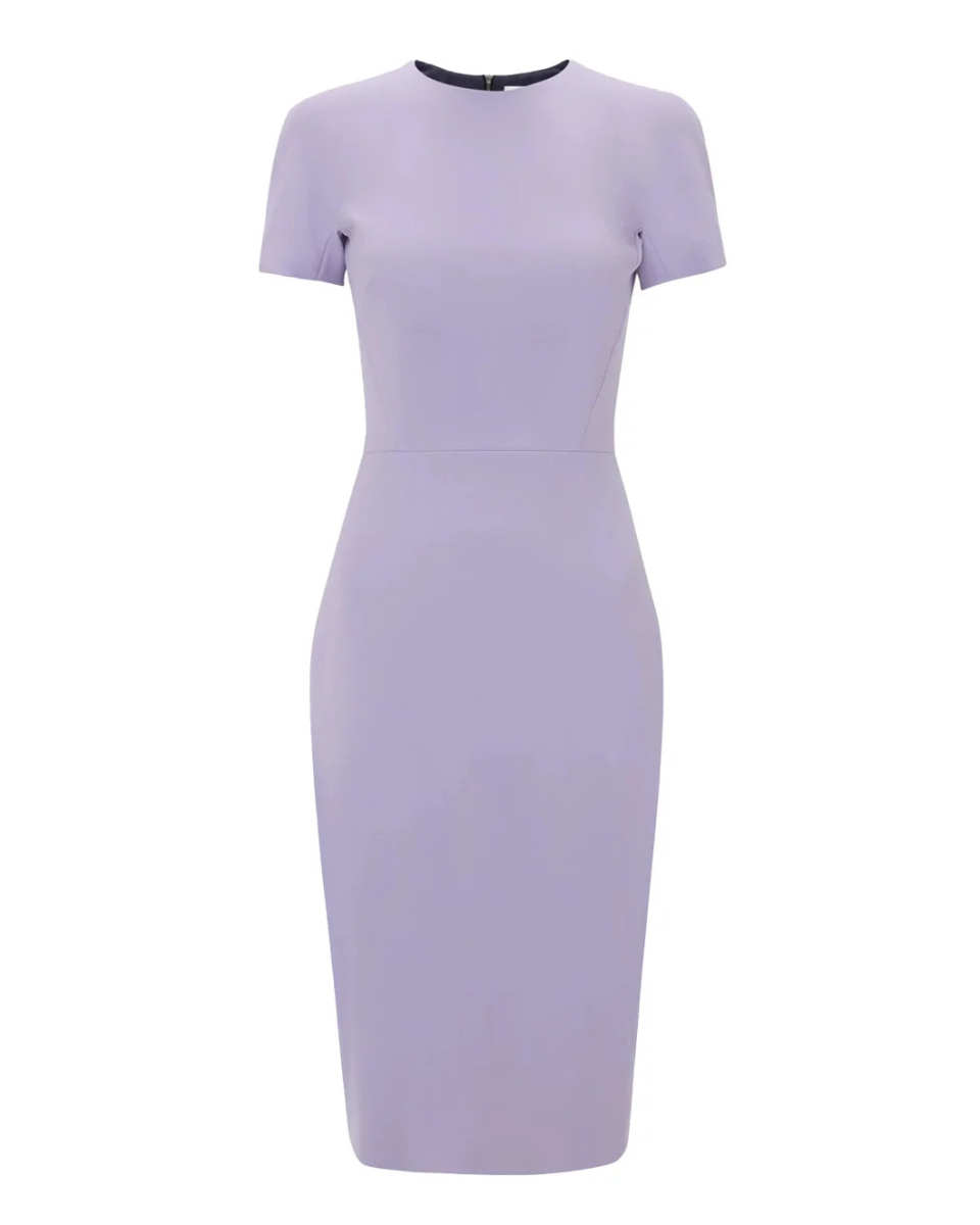 T-Shirt Fitted Dress Lilac