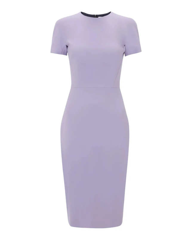 T-Shirt Fitted Dress Lilac