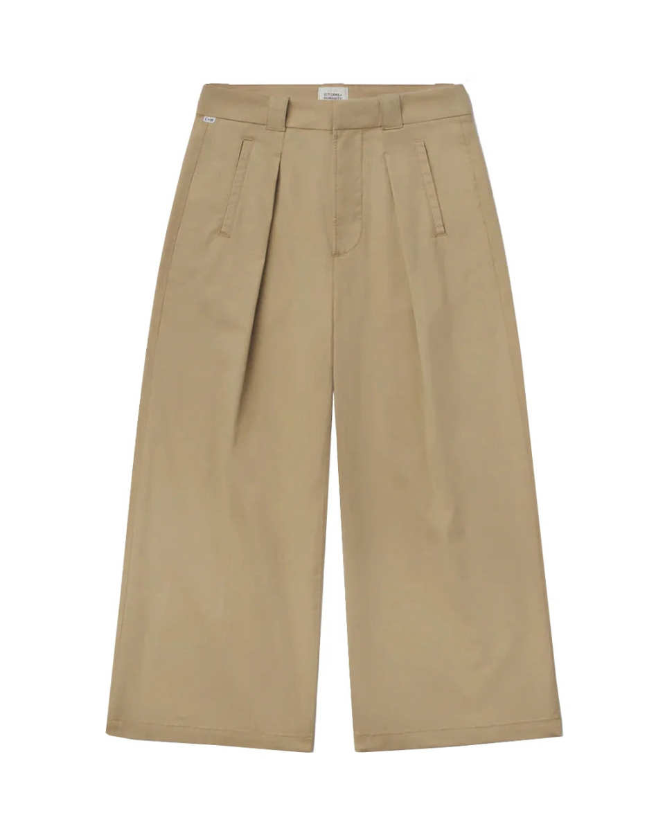 Cara Cropped Pleated Trouser