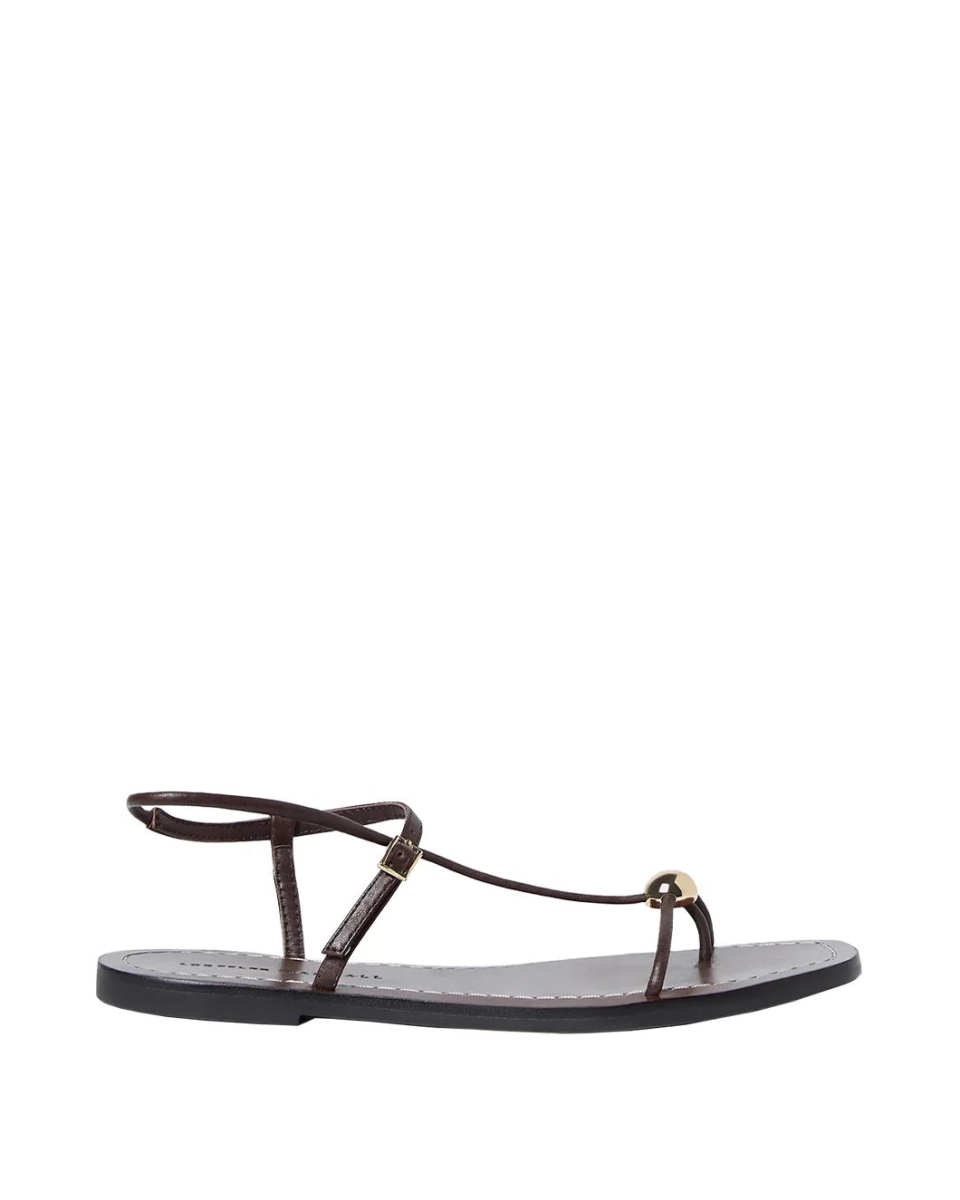 Lara Espresso Leather Sandal