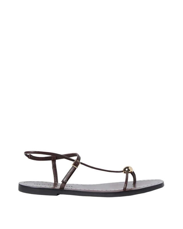 Lara Espresso Leather Sandal