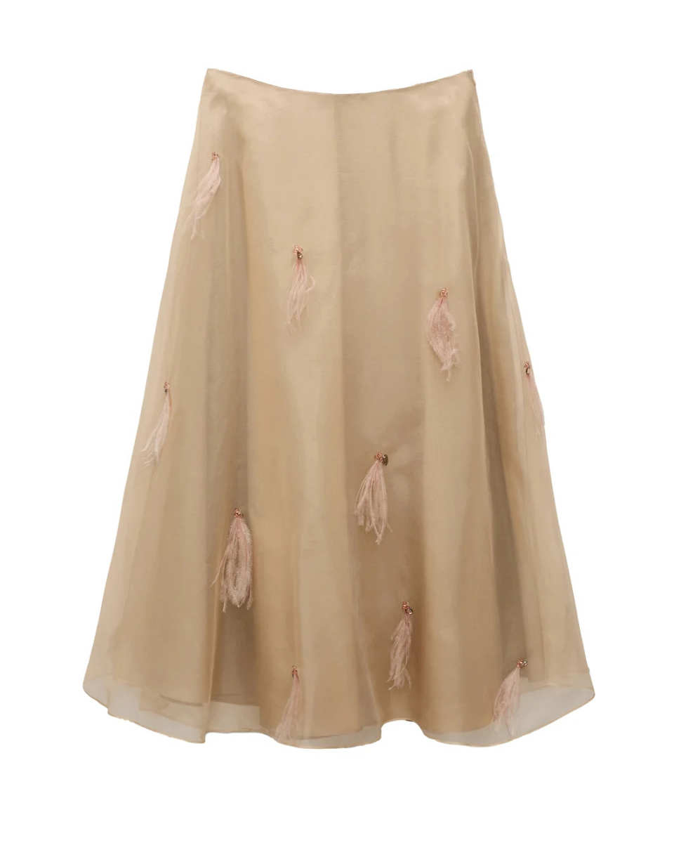 Sheer Volumes Skirt