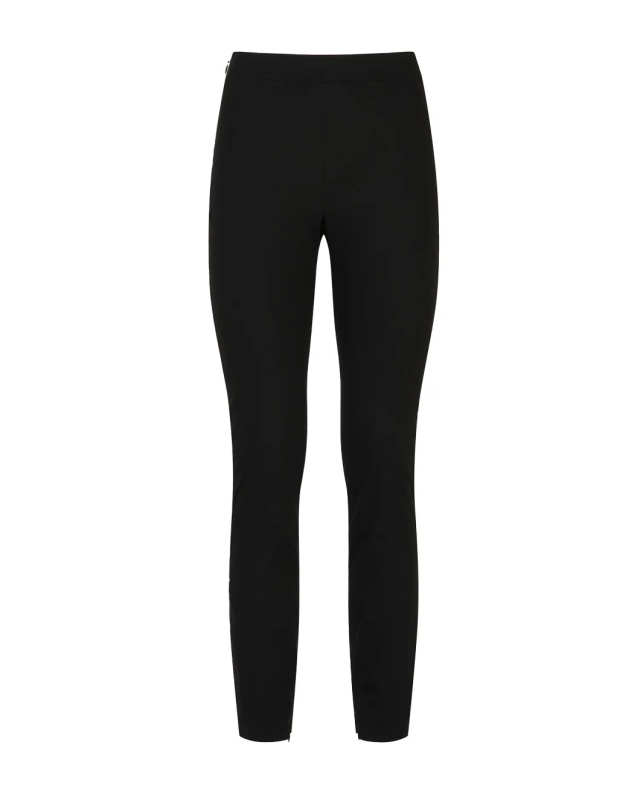 Black Stretch Poplin Trousers with Marni Symbol