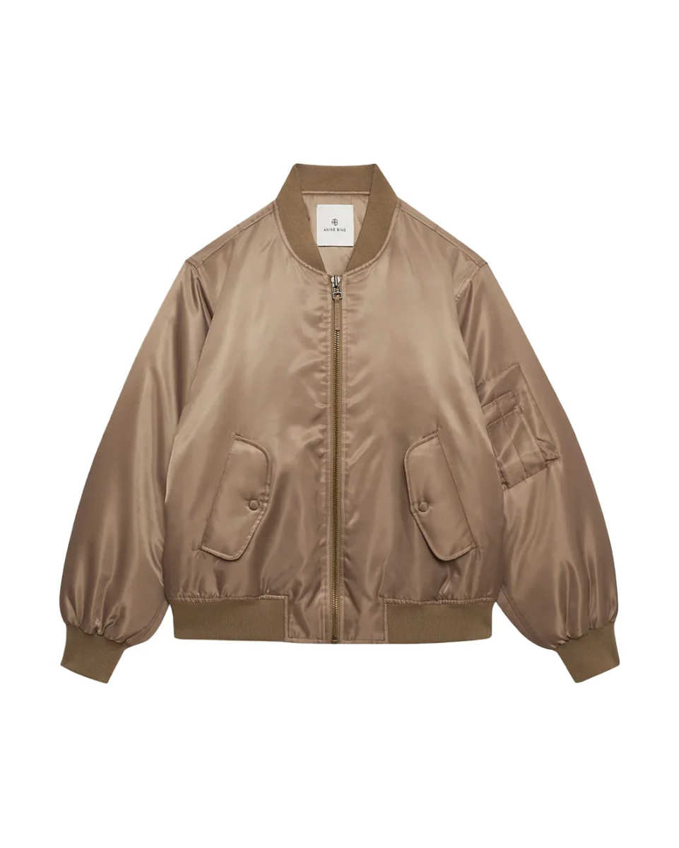 Leon Bomber Sepia