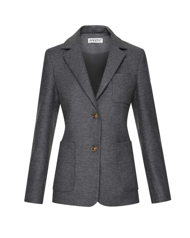 Weekend Blazer Grey Melange