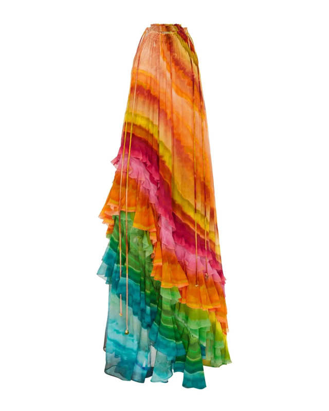 Iris Ruffle Gown