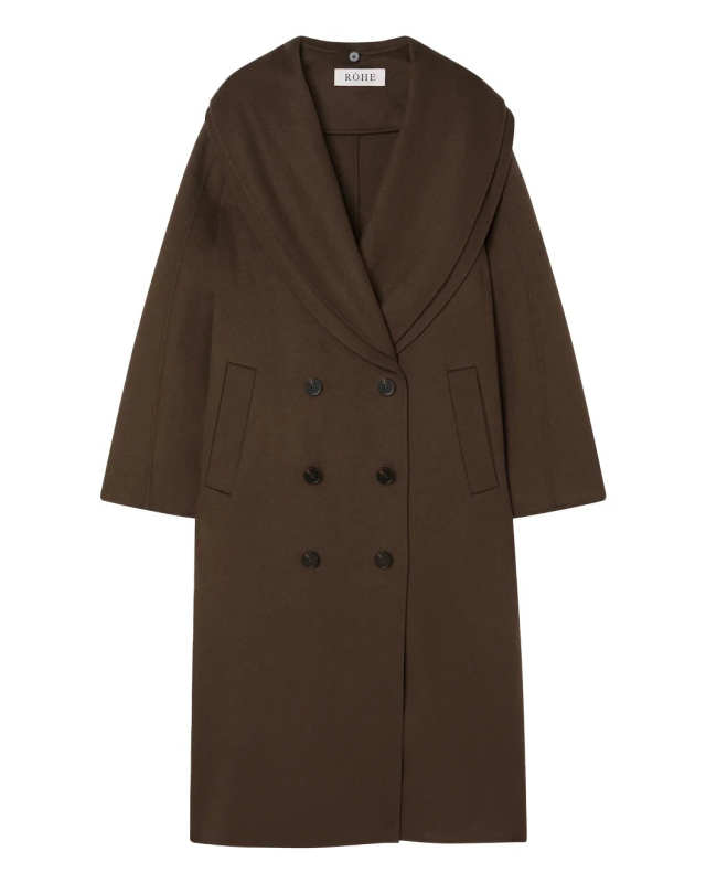Signature Double-Faced Scarf Coat