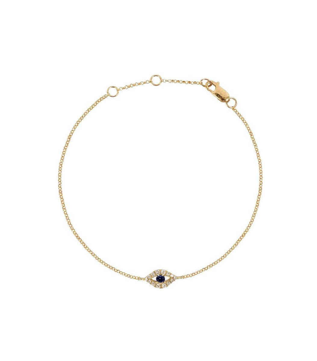 Mini Diamond Evil Eye Bracelet