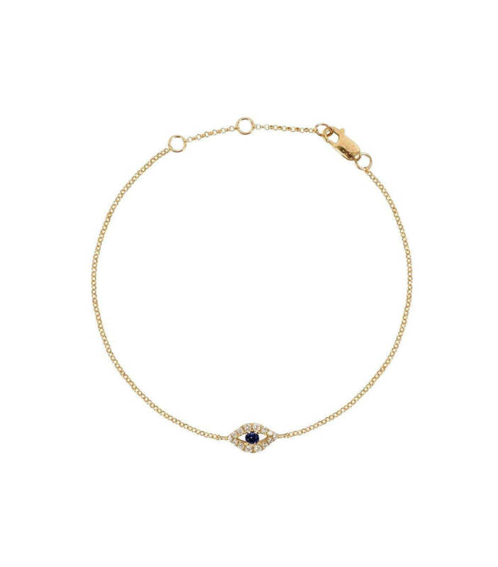 Mini Diamond Evil Eye Bracelet