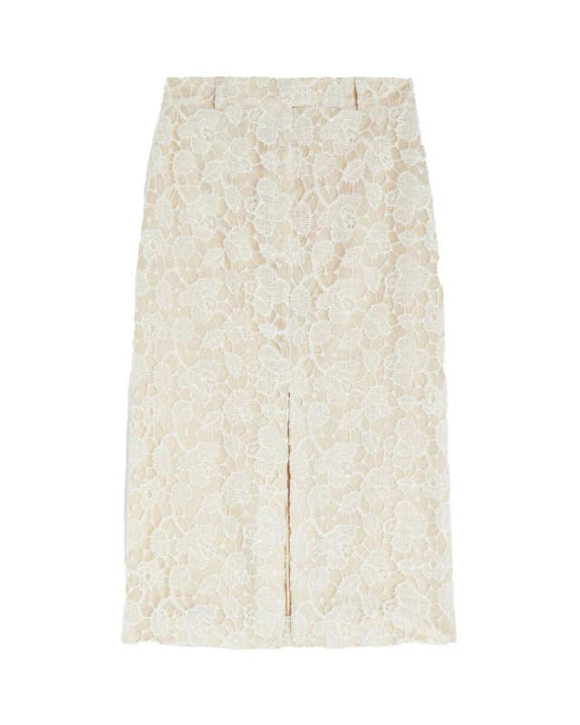 Pencil Skirt in Embroidery