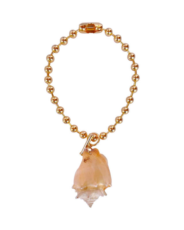 Gold Chain With Big Shell