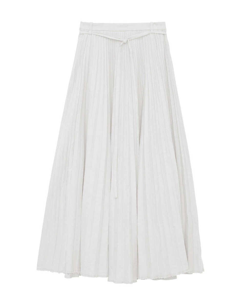 Striped Linen Cotton Siddons Skirt
