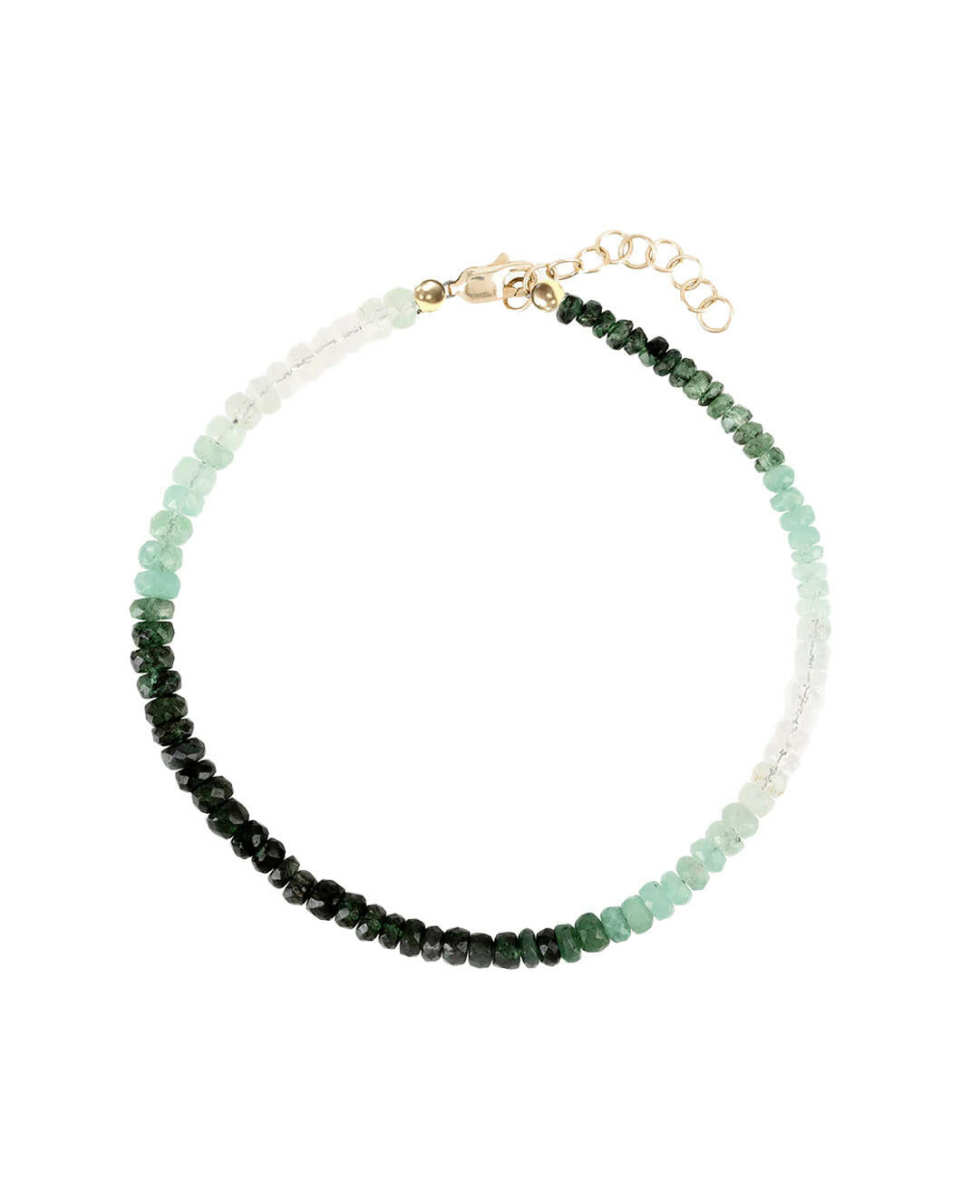 Green Emerald Beaded Bracelet