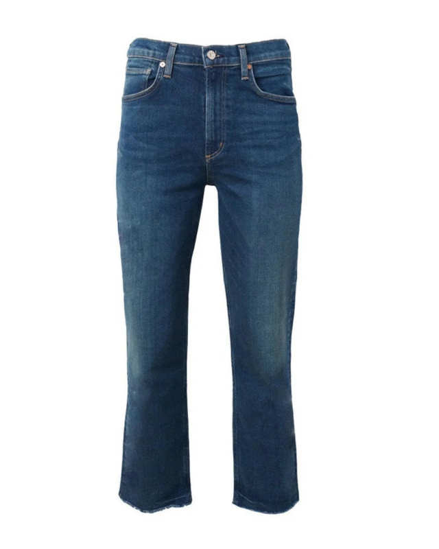 Daphne Crop High Rise Stovepipe Jean