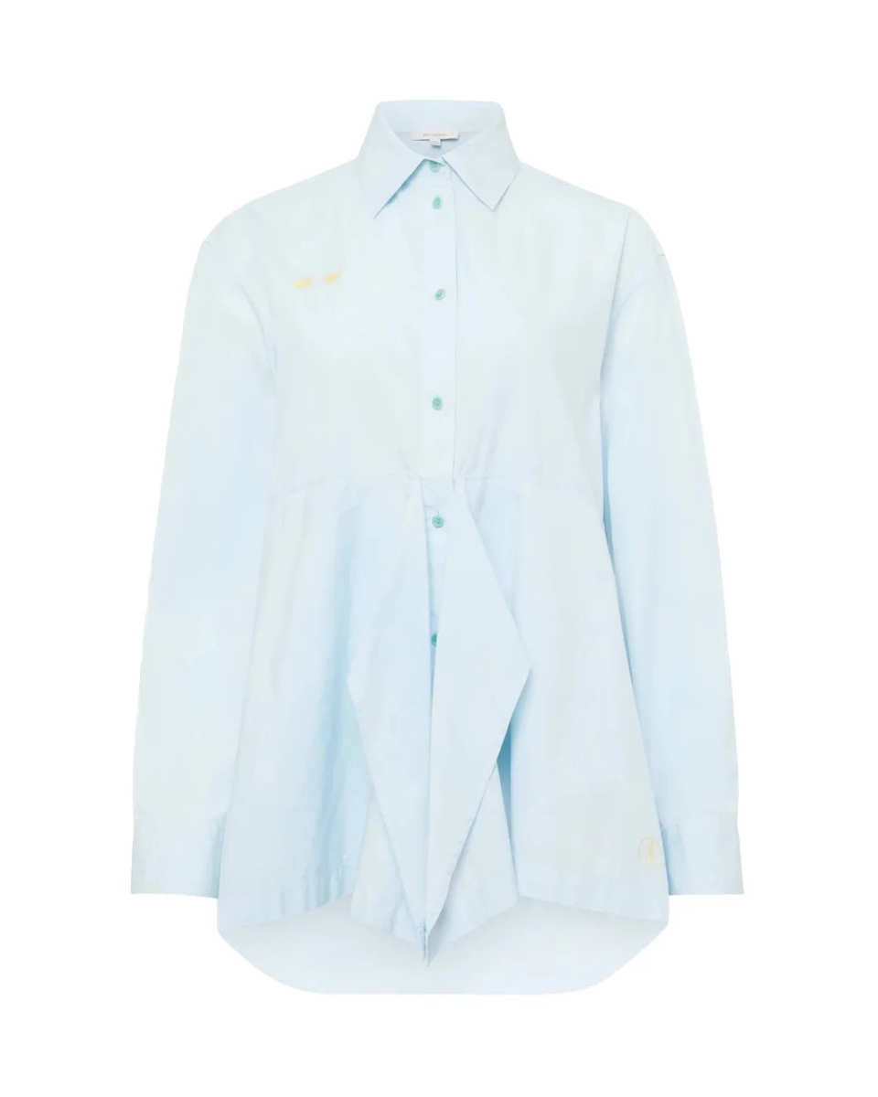 Peplum Drape Shirt