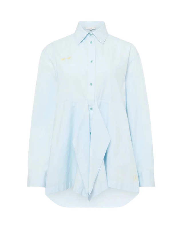 Peplum Drape Shirt