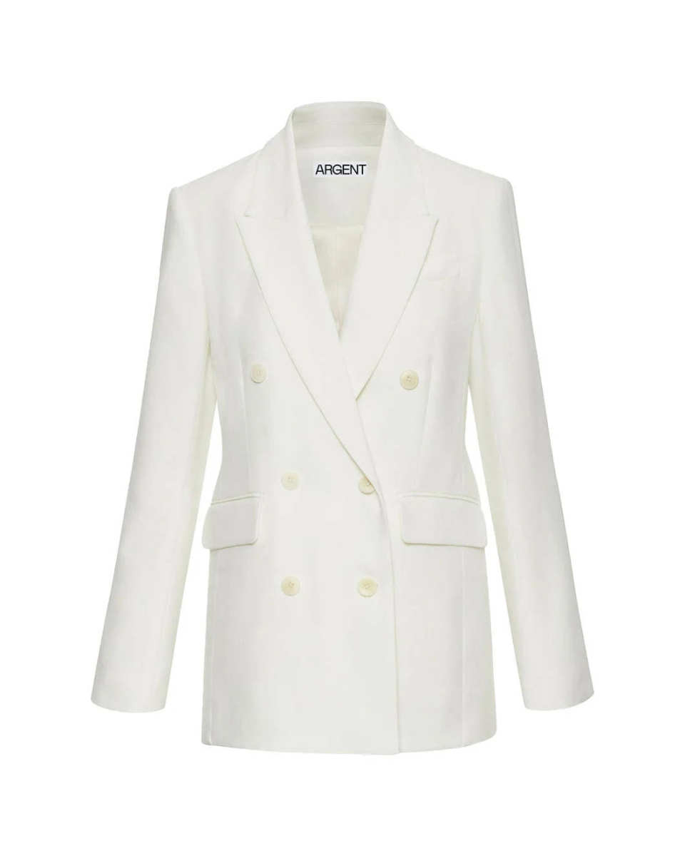 Double Breasted-Blazer Ivory