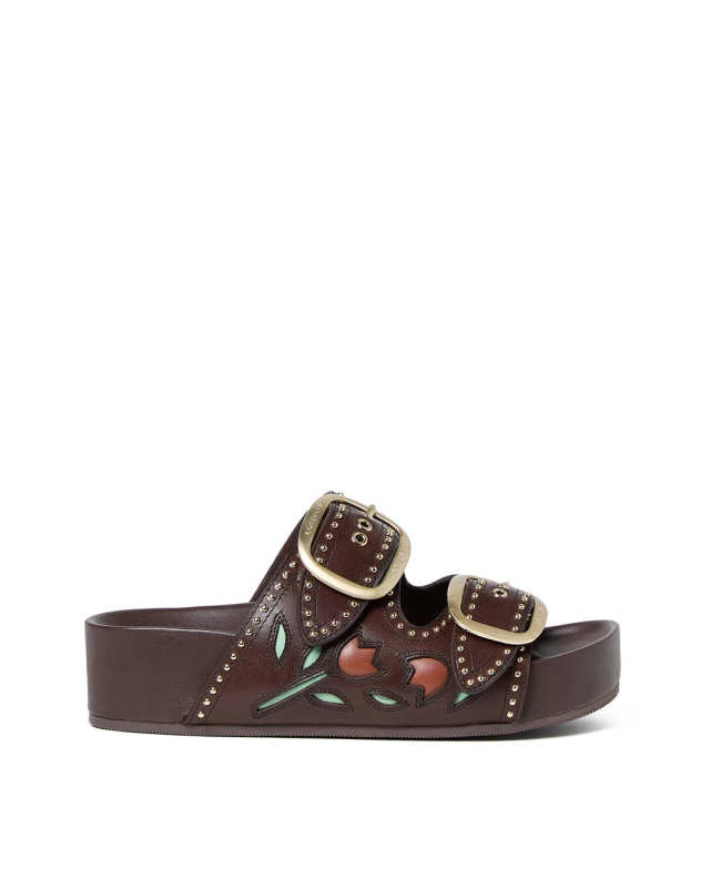 Eve Brown Tulip Two-Band Sandal