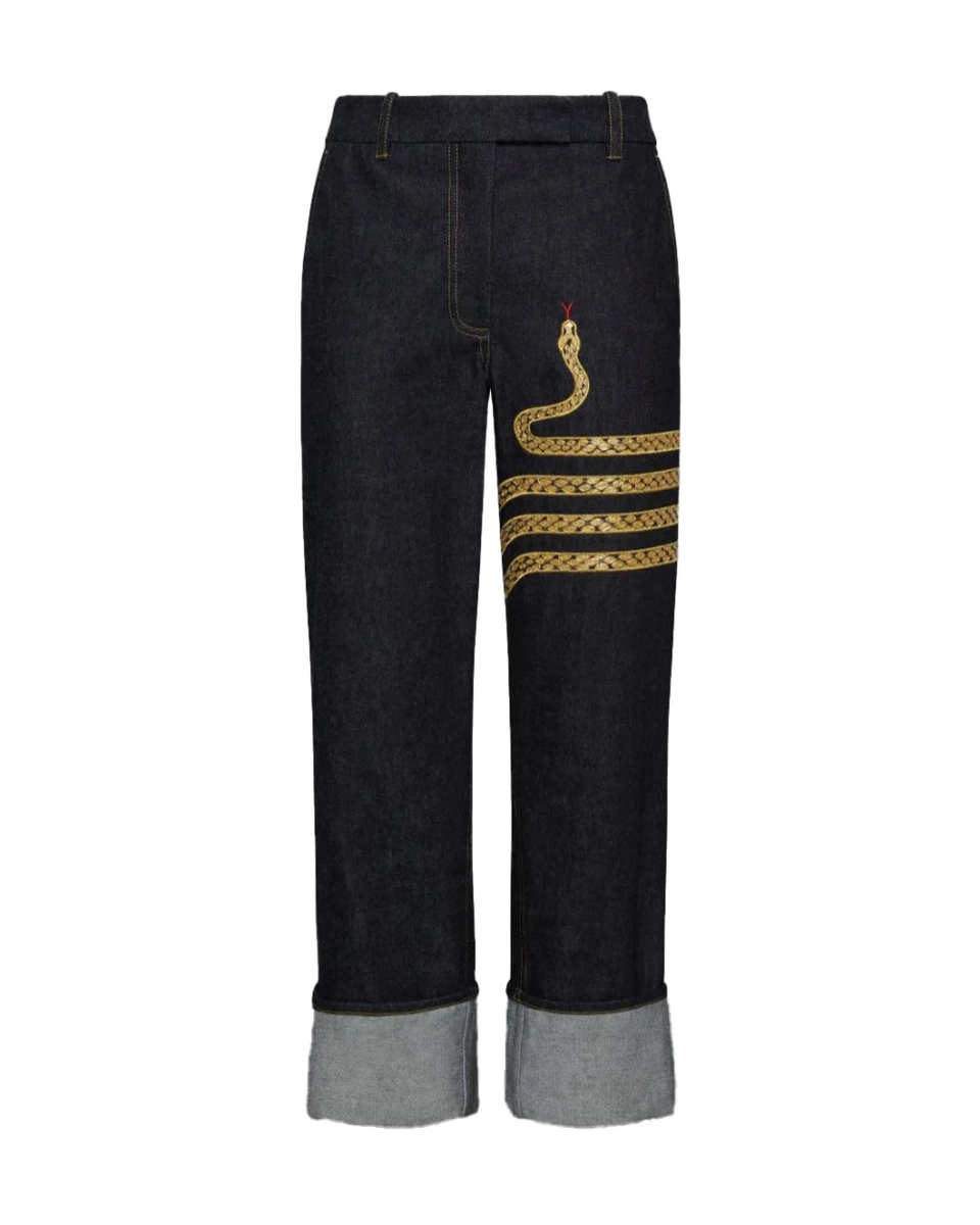 Lunar New Year Denim Trouser