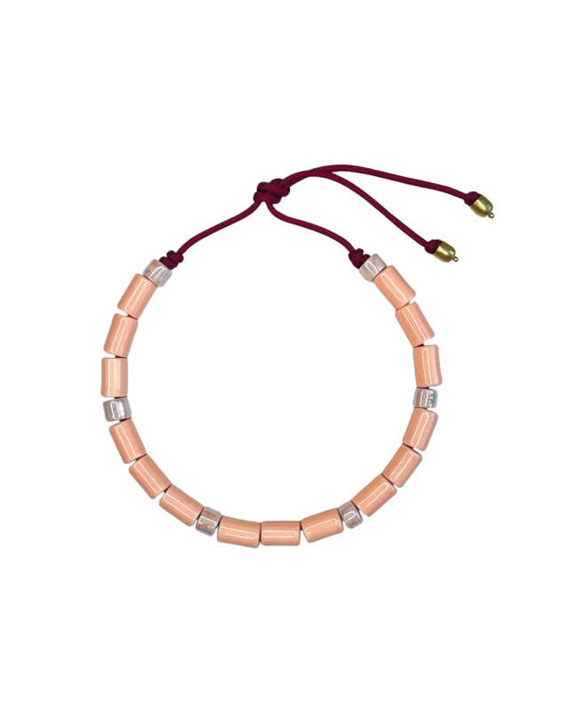 Shrimp and Quartz Candy Necklac