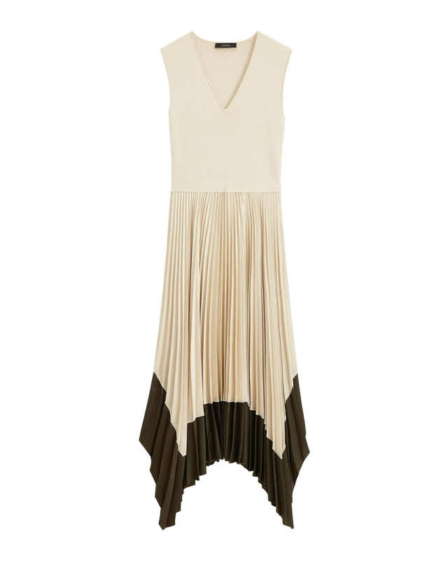 Knit Weave Plissé Animation Dura Dress