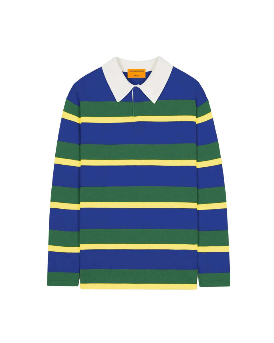 Striped Rugby Cobalt/Rainforest