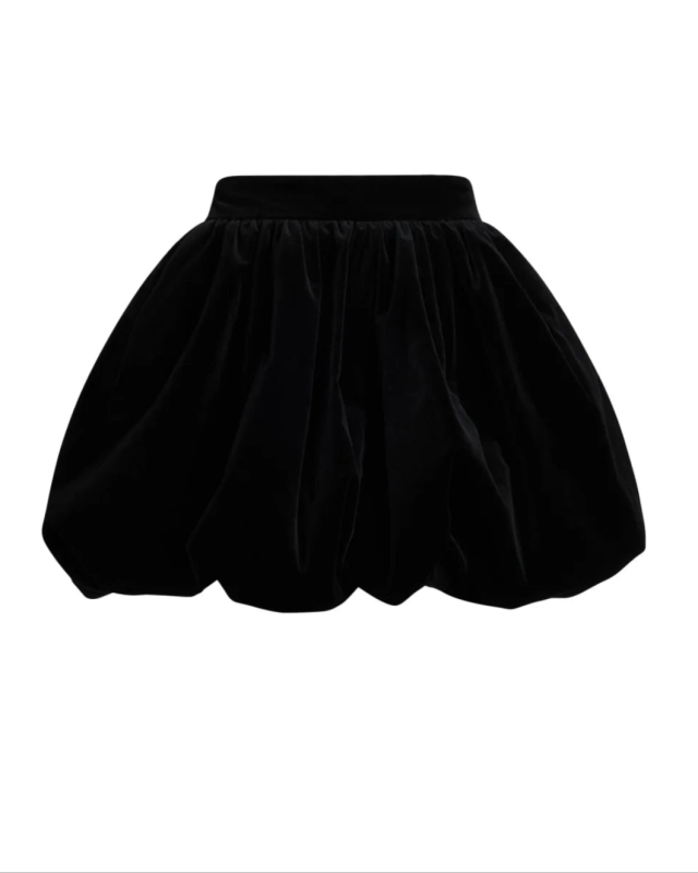 Bloomer-Effect Mini Skirt
