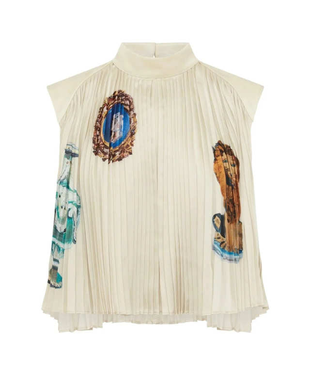 Orazio Pleated Top