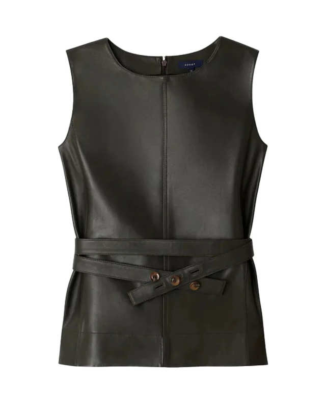 Chance Top Marron Fonce