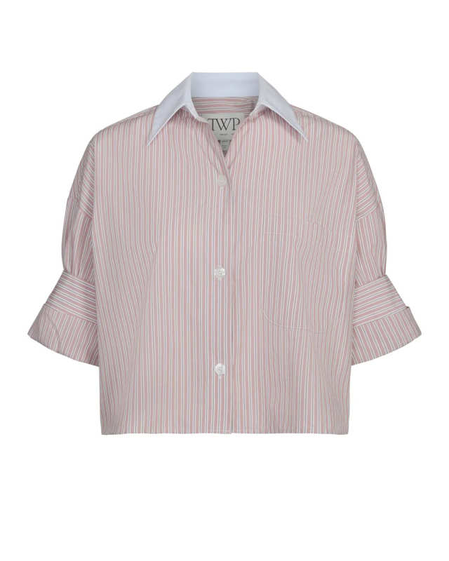 Next Ex Shirt in Classic Barre Striped Cotton