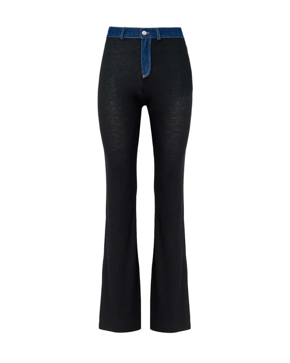 Second Skin Rib Denim Pants