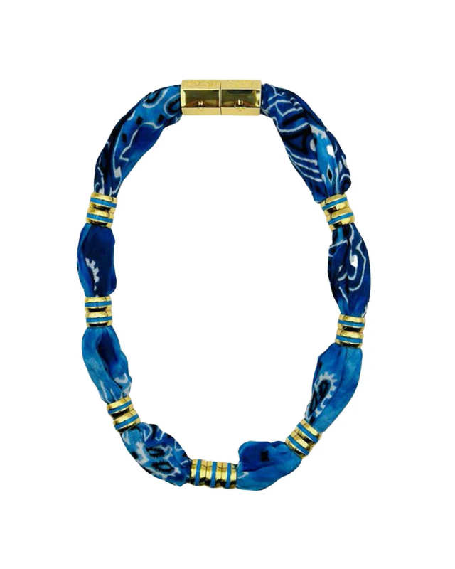 Bandana Necklace Azur