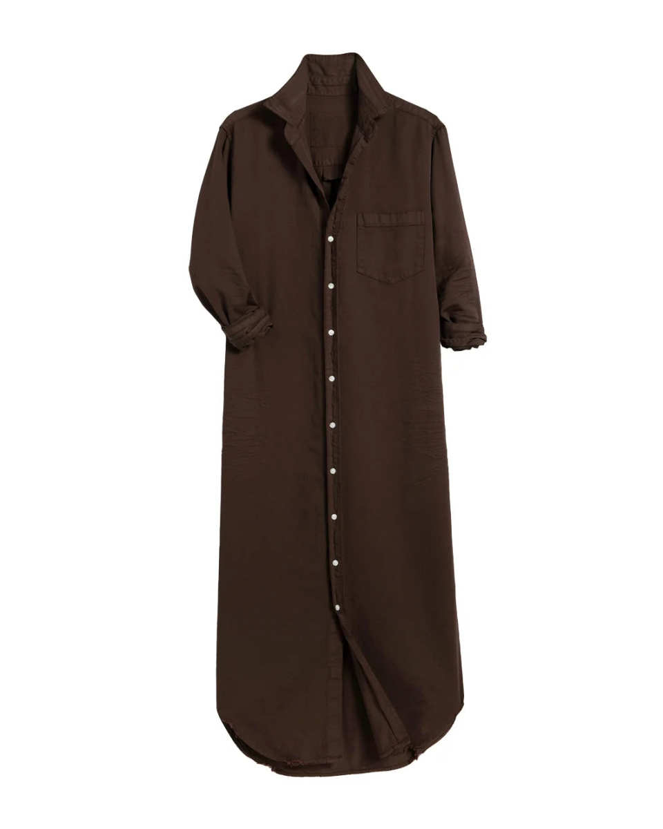 Rory Maxi Shirtdress Espresso
