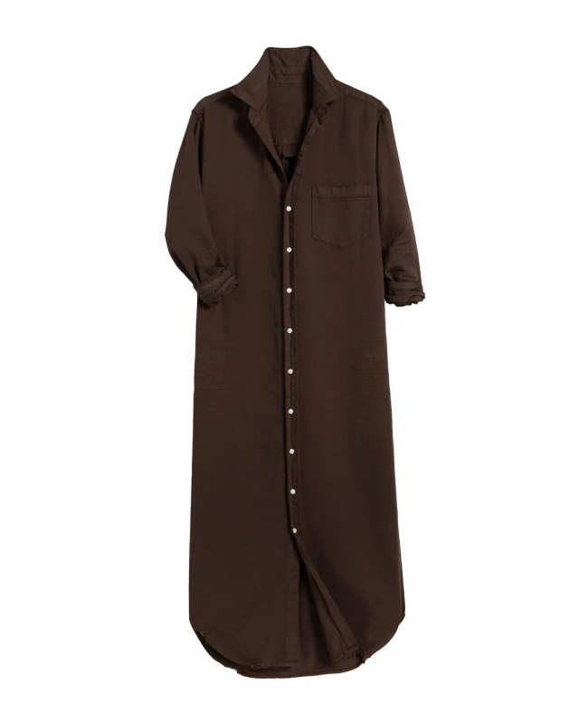 Rory Maxi Shirtdress Espresso