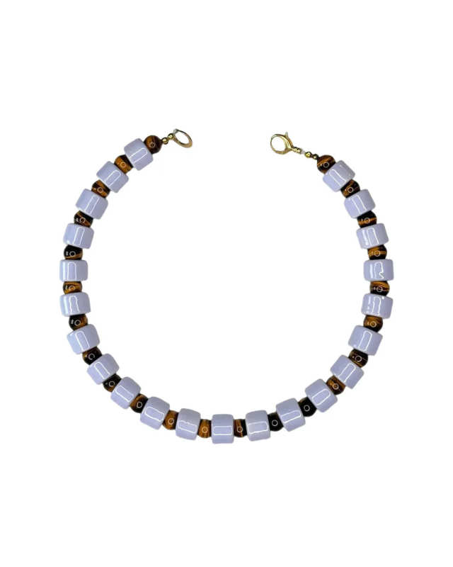 Bloom and Tigers Eye Sundry Necklac