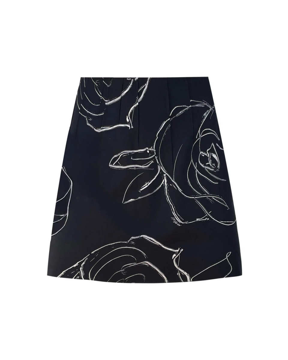 Heavy Poplin Mini Skirt