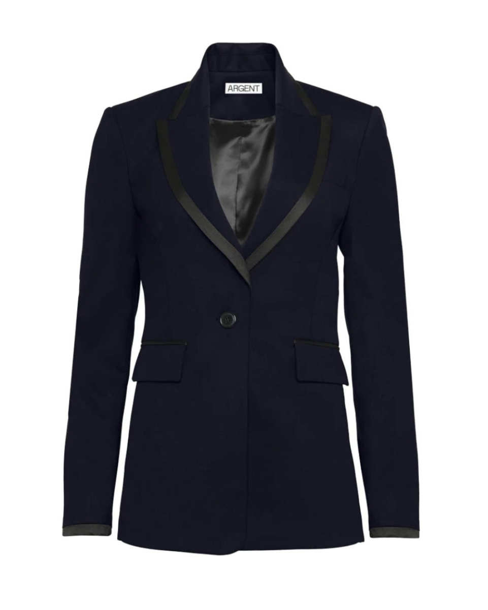 Colorblocked Sculpted Blazer