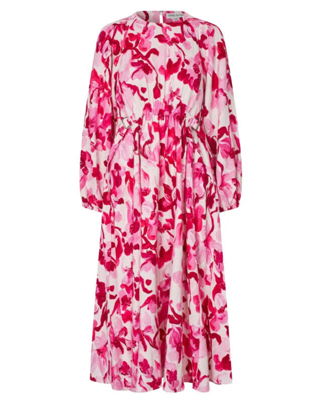Double Buckle Raglan Midi Dress