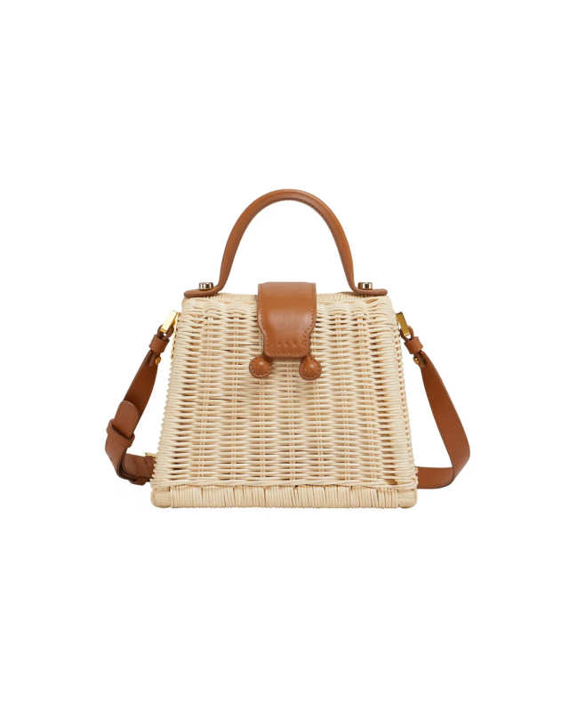 Natural Rattan Midollino Handbag