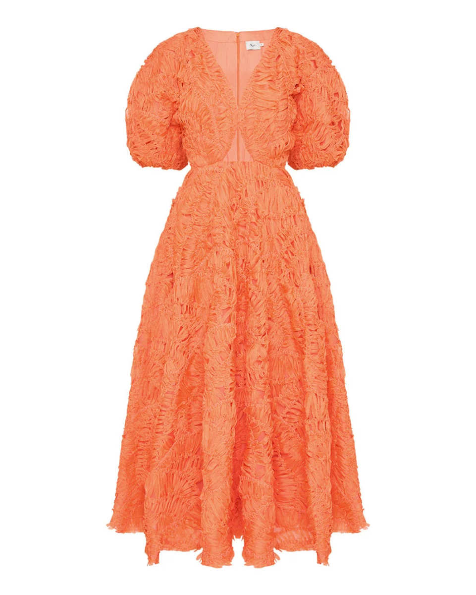 Florential Textured Midi Dress