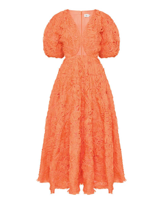 Florential Textured Midi Dress