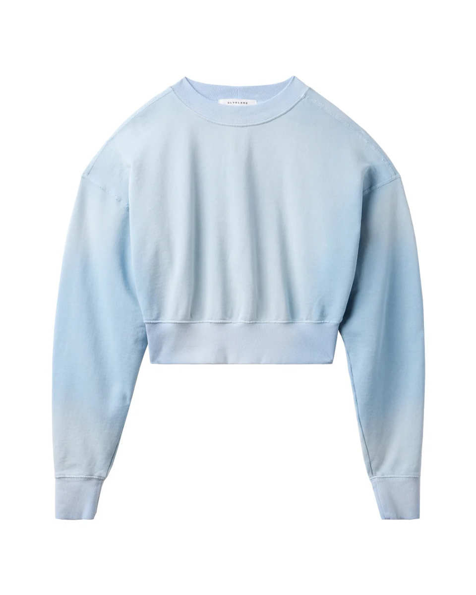 Crop Crew Neck Sweatshirt