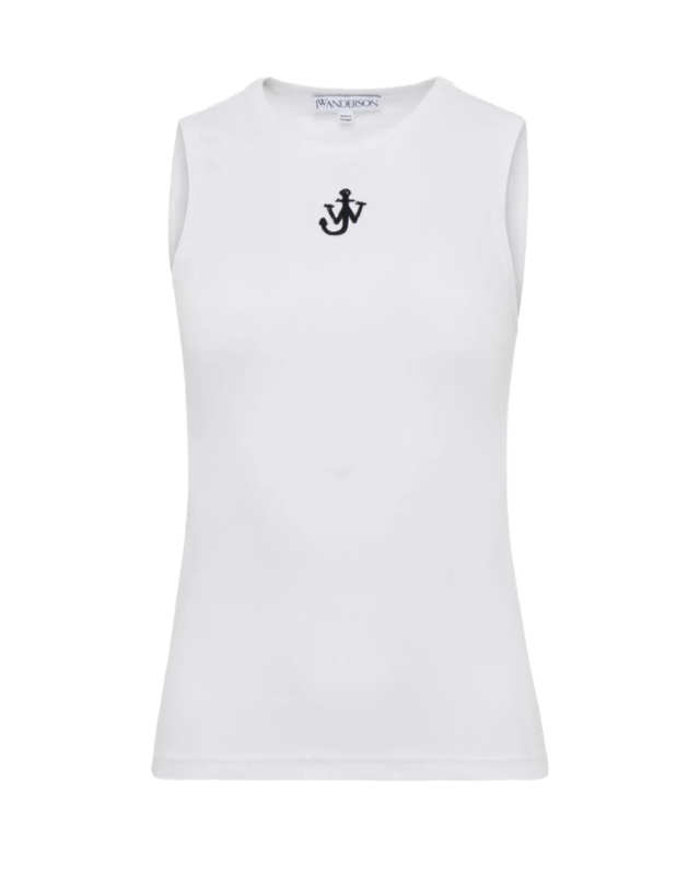 Tank Top with Anchor Logo Embroidery