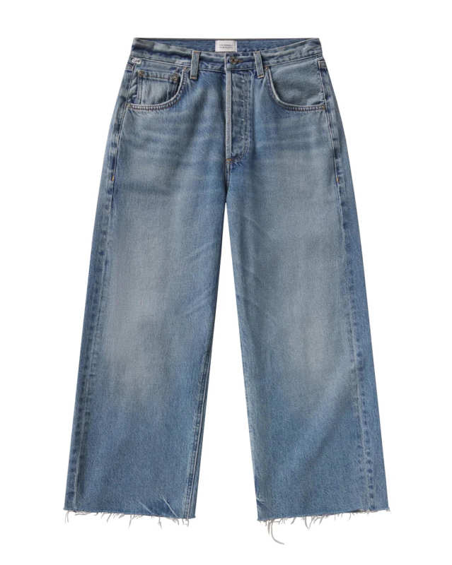 Ayla Raw Hem Crop Jean Telegraph