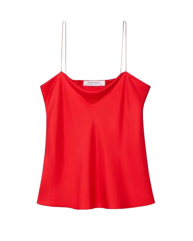 Silk Camisole Red