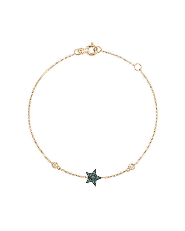 Blue Diamond Star Bracelet